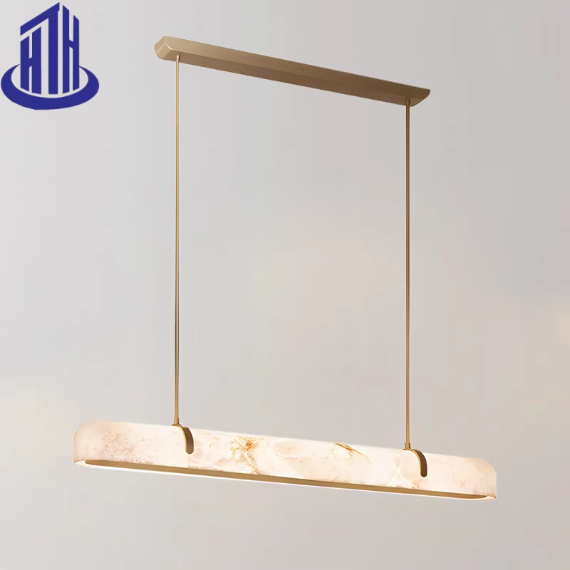 Spanish Alabaster Stone Modern Interior Bar Pendant Lamp (901)
