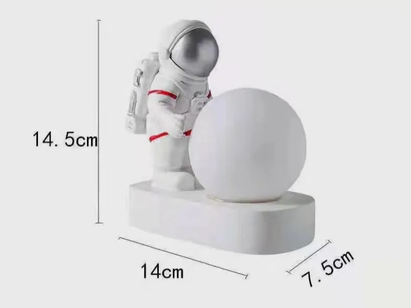Astronaut Lamp Detail 2
