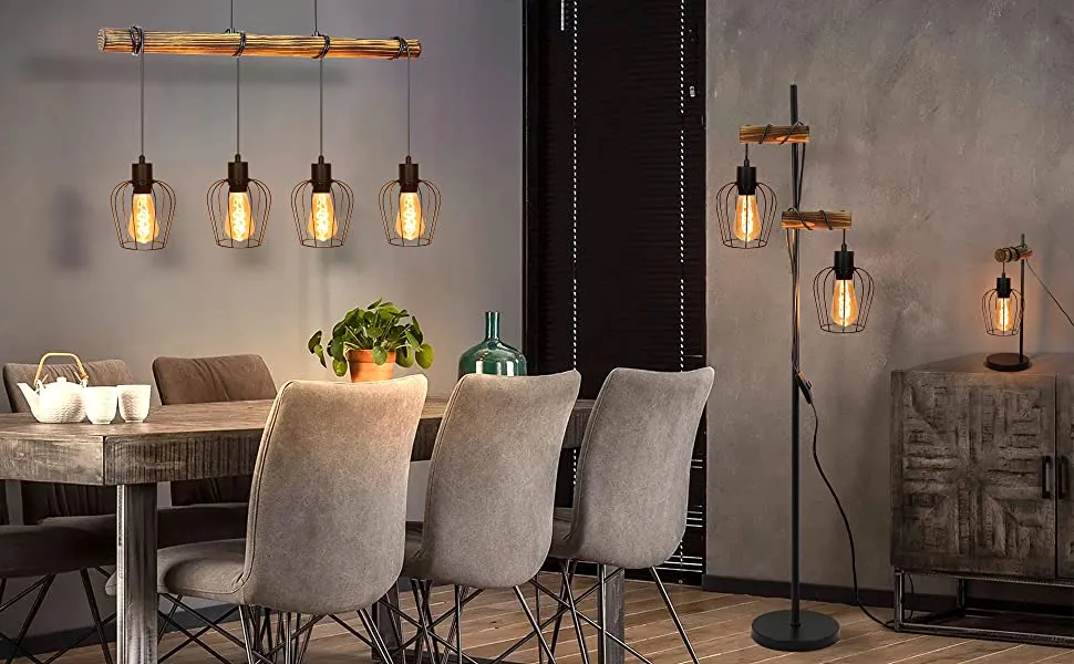 Vintage Floor Lamp Industrial Design