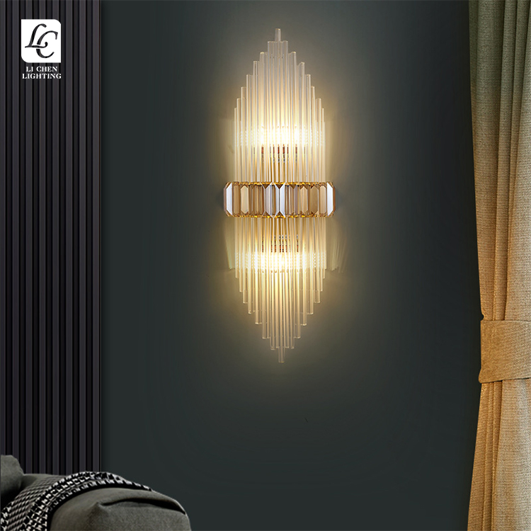 High Quality Indoor Decoration Bedroom Fixture Gold Black Modern LED Wall Lamp