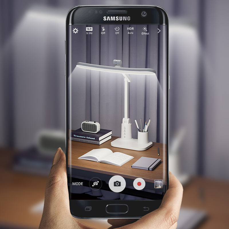 OEM ODM LED Folding Desk Lamp with Pen Holder Rechargeable Learning Timed Light Eye Protection Reading Table Lamp