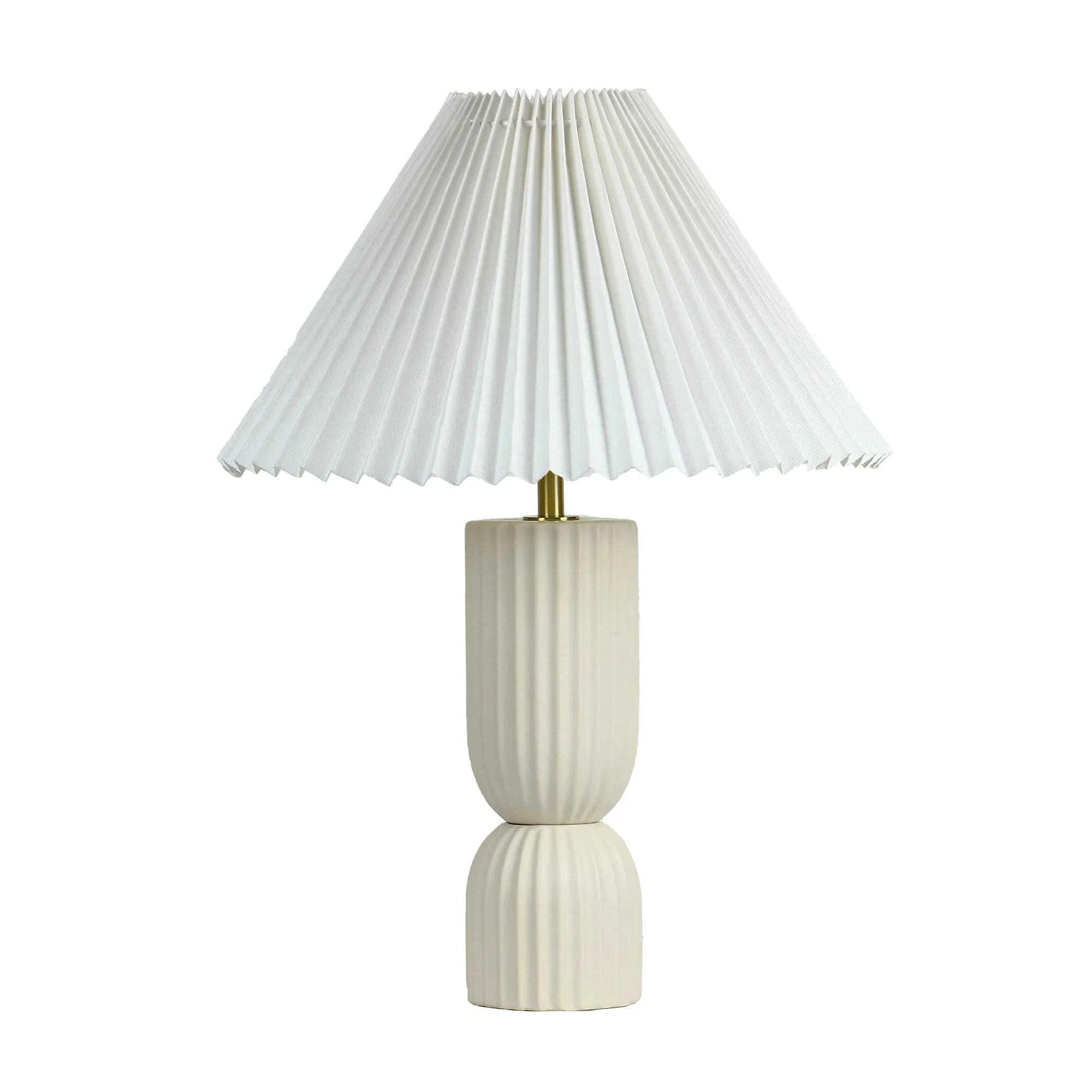 Pleated Shade Retro Table Lamp Nordic Bedside Lamp Designer Desk Lamp