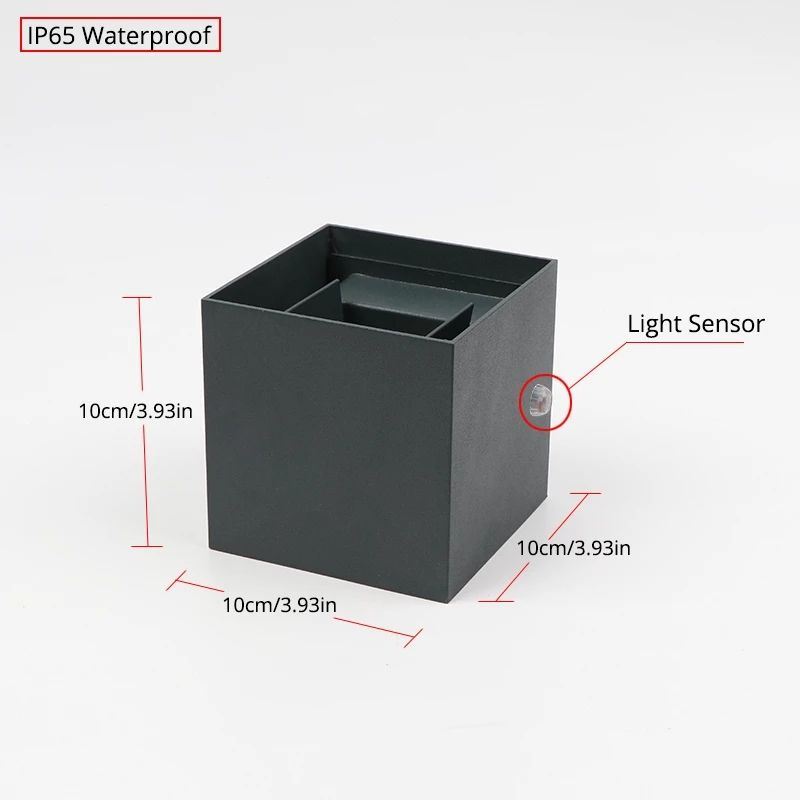 Outdoor Waterproof IP65 Wall Lamp LED Wall Light Modern Indoor/Outdoor Decor up Down Dual-Head Aluminum Wall Lamp