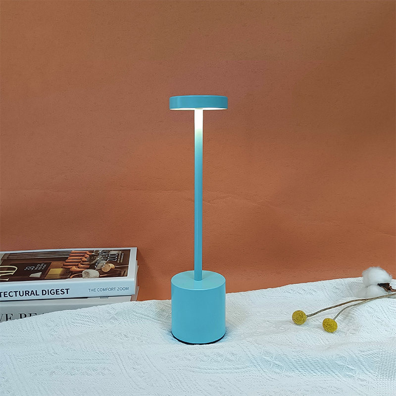 Modern Portable USB Cordless Rechargeable Table Lamp with Touch Control and Night Light