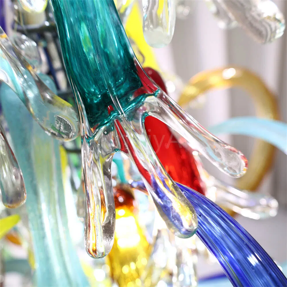 Blown Glass Floor Lamp 3