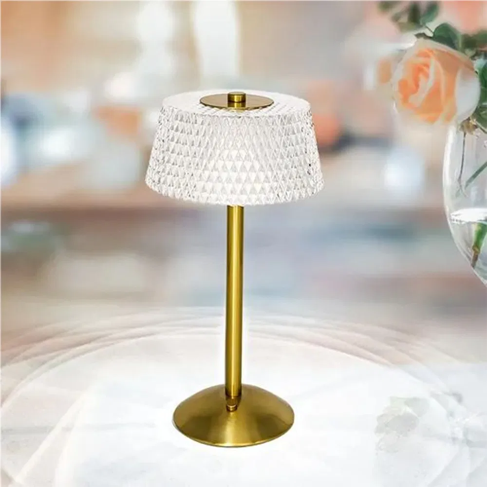 Cordless Table Lamp Rechargeable Touch LED Luxury Large Dable Lamps for Living Room LED Night Light