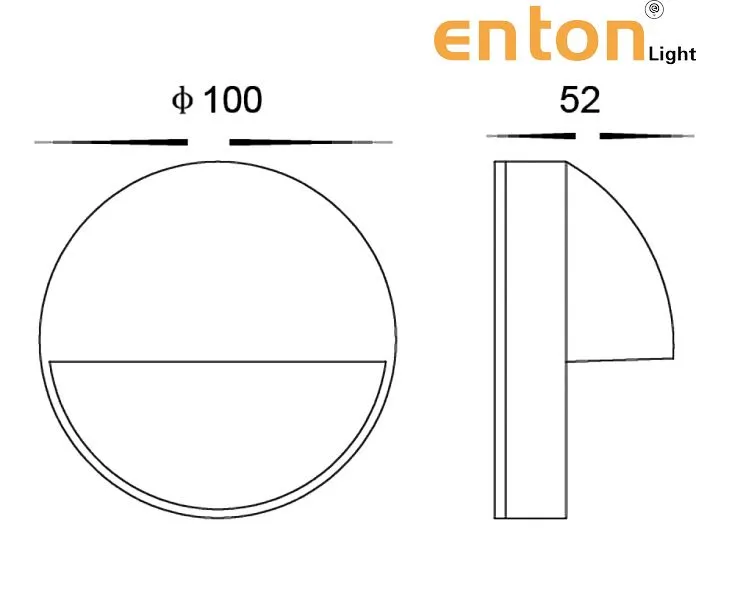 Compact LED Wall Lamp