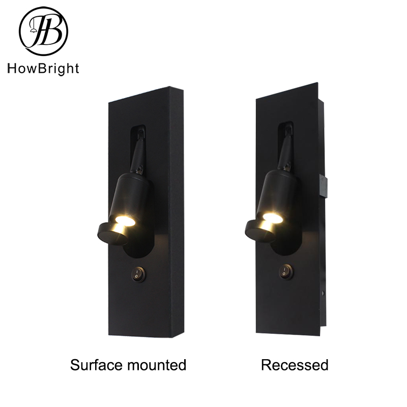 LED Wall Sconces Interior Decorative Bedroom Reading Light Shabbat Wall Lamps
