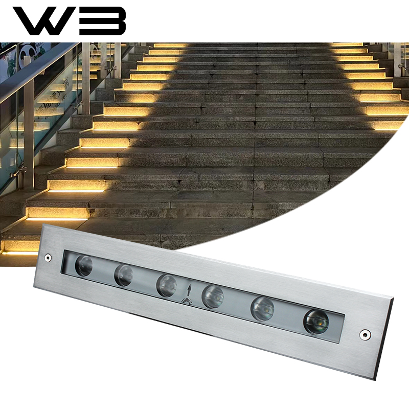 IP65 Outdoor Light 12W Linear Wall Recessed LED Floorwasher Lamp