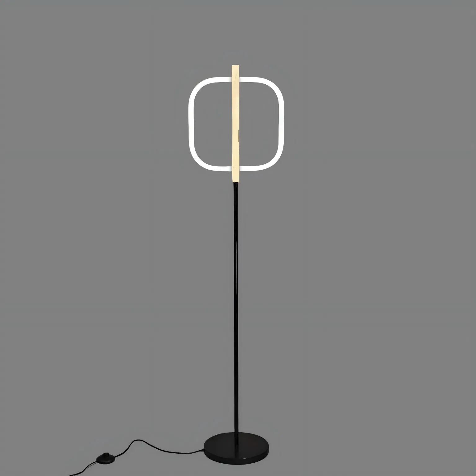 Modern Standing Floor LED Lamp 360° Illumination with acrylic Shade for Livingroom