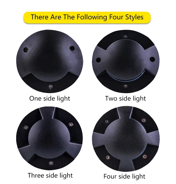 3W IP65 LED Waterproof Driveway Park Step Deck Outdoor Inground Buried Well Lamp