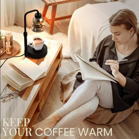 Timer-Enabled Candle Warmer Lamp for Cozy Home Ambiance