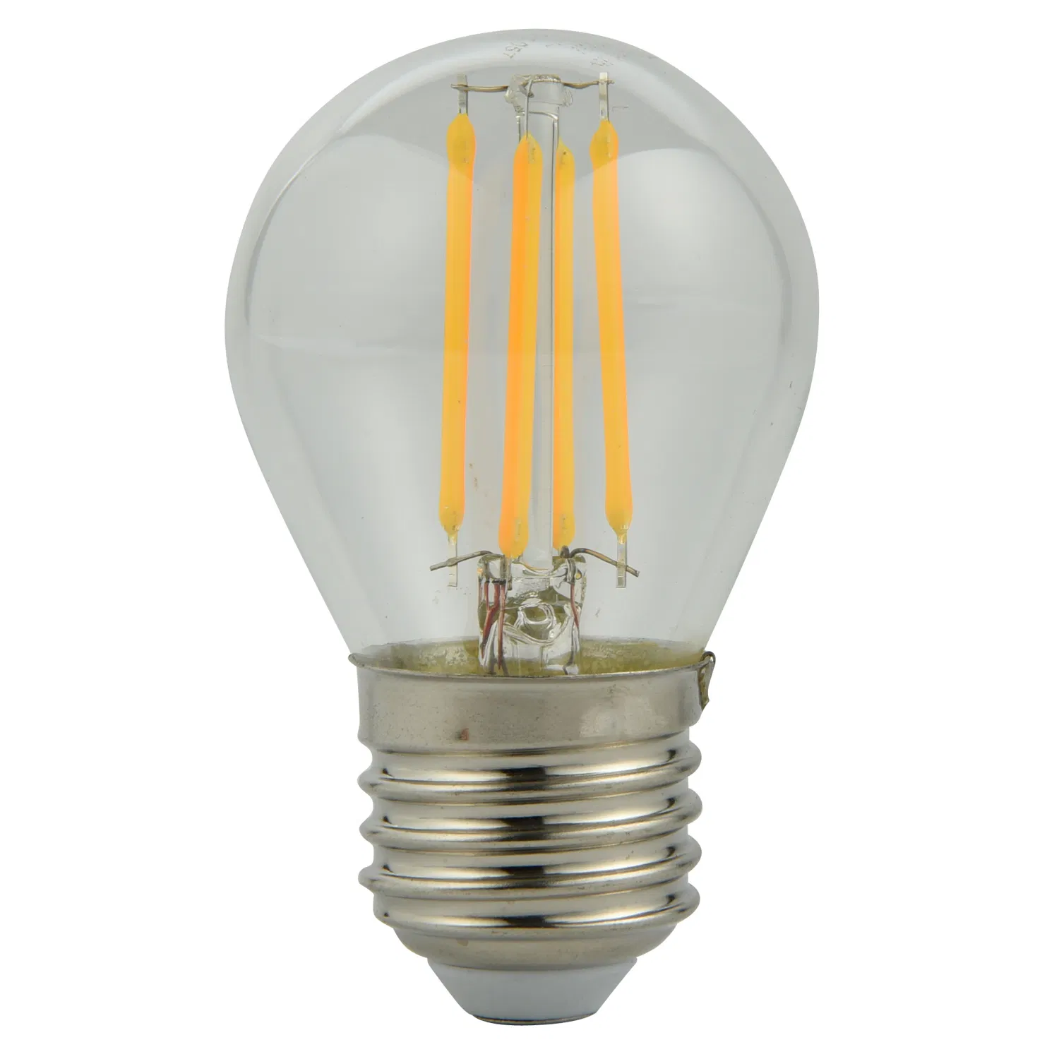 Lighting Filament Vintage Lamp C35/37 with Tail Candle Bulb Retro 4W 6W Golden Color Decorative LED Filament Bulb Light for Indoor