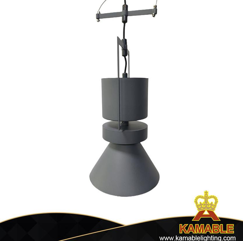 LED Aluminum Metal Interior Light Grey Decorative Industrial Pendant Lamp