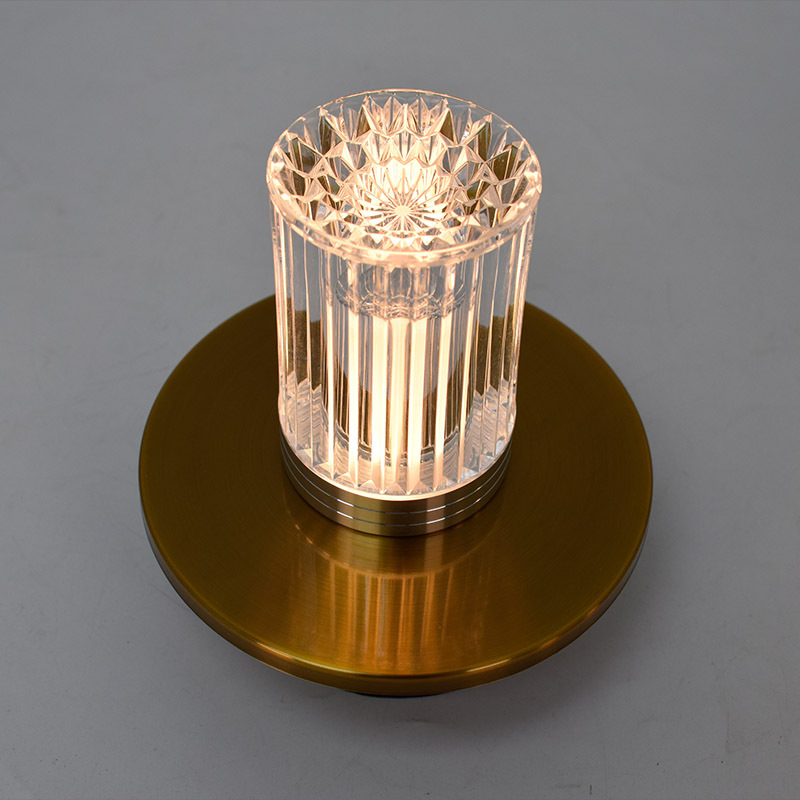 3-Color Portable Upscale Lighting Tabletops Touch Control Mood Lighting for KTV Premium LED Rechargeable Bar Table Lamp