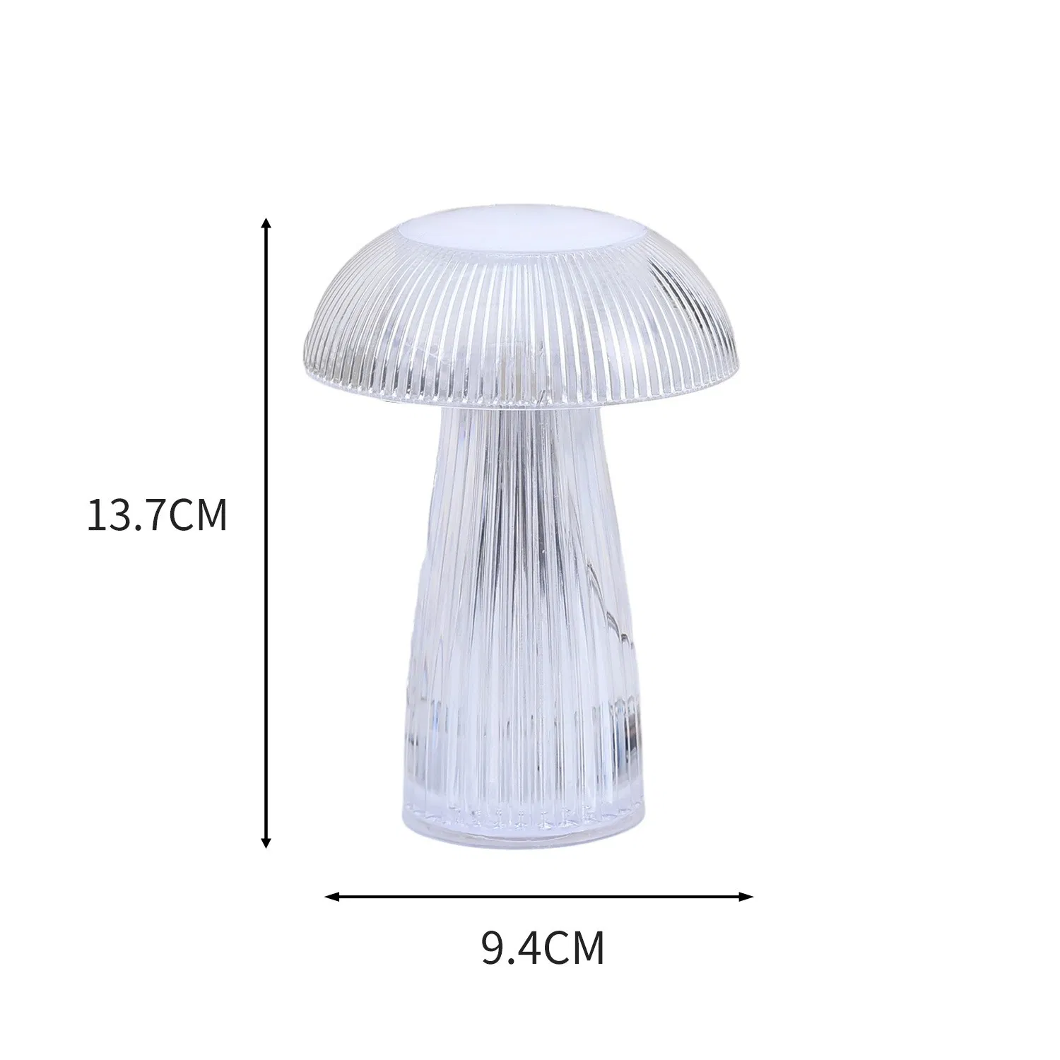 RGB Color Changing Warm White Color Jellyfish LED Night Light Mushroom Table Lamp