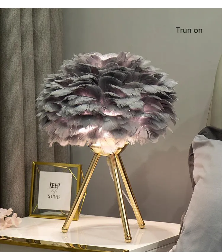 Feather Table Lamp 7