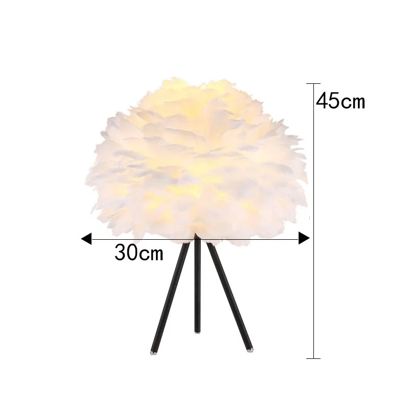 Feather Table Lamp 5