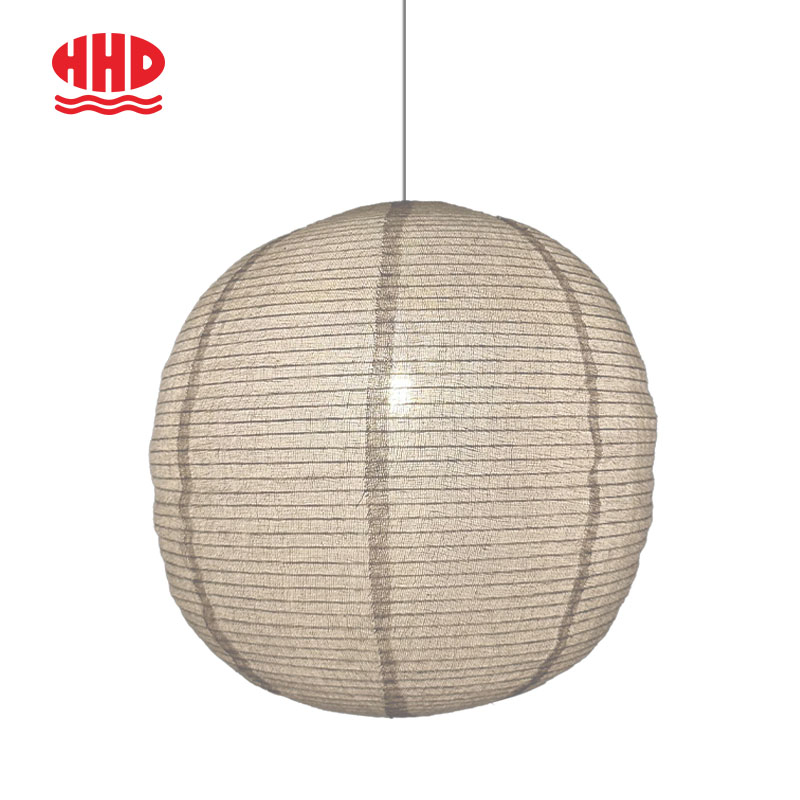 Retro Counter Handmade Art Bedroom Lamps Wabi Sabi Style Cotton Linen Fabric Chandelier Lantern