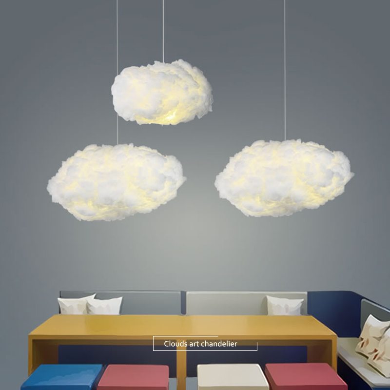 Cloud Lighting Chandelier Pendant Lamp Modern Projector Suspension Chandelier