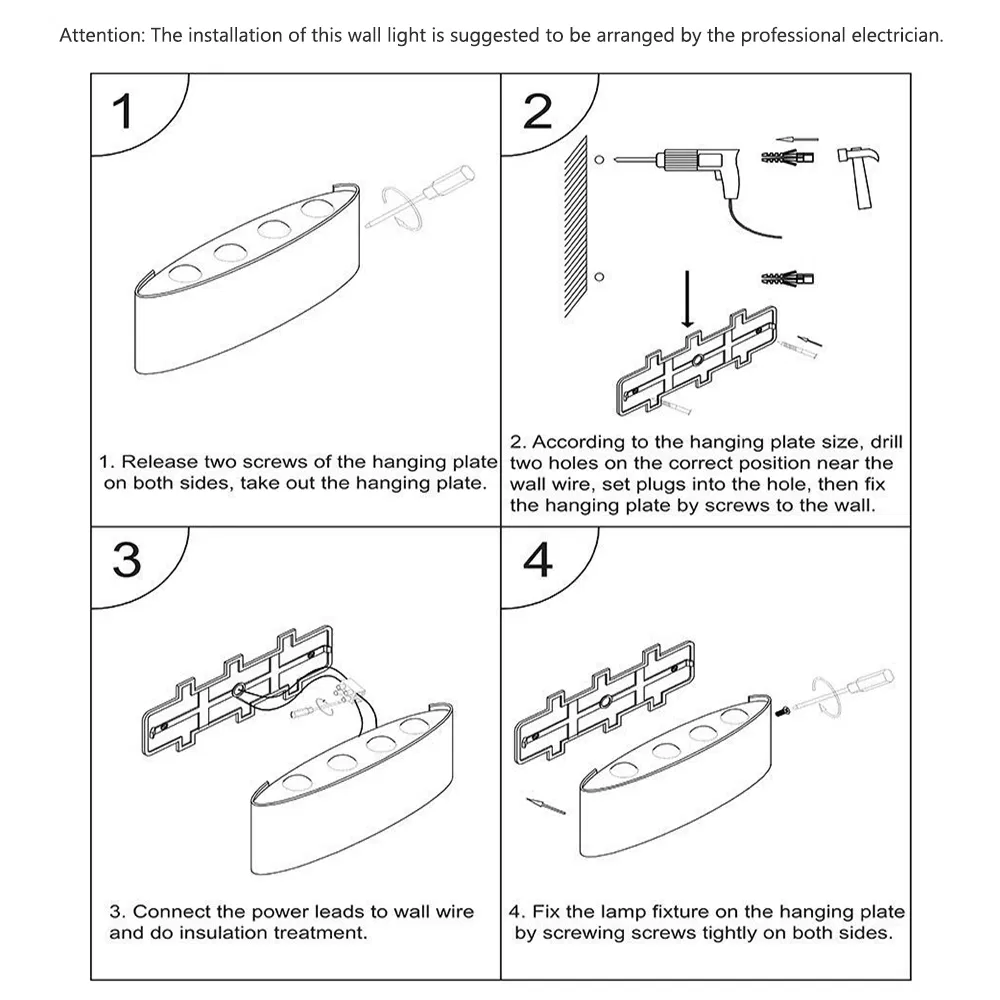 Decorative Wall Lights Outdoor up and Down Exterior Wall Lamp