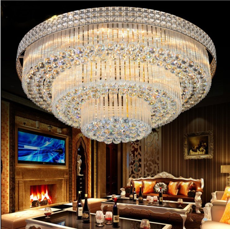 Oceanlighting Luxury Large Crystal Ceiling Lamp for Home Decoration