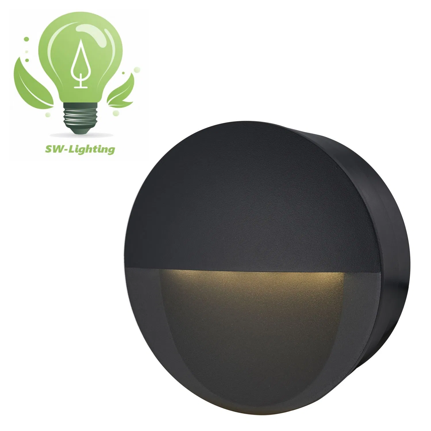 6W Aluminum Waterproof Surface-Mounted LED Step Stair Walkway Wall Lamp