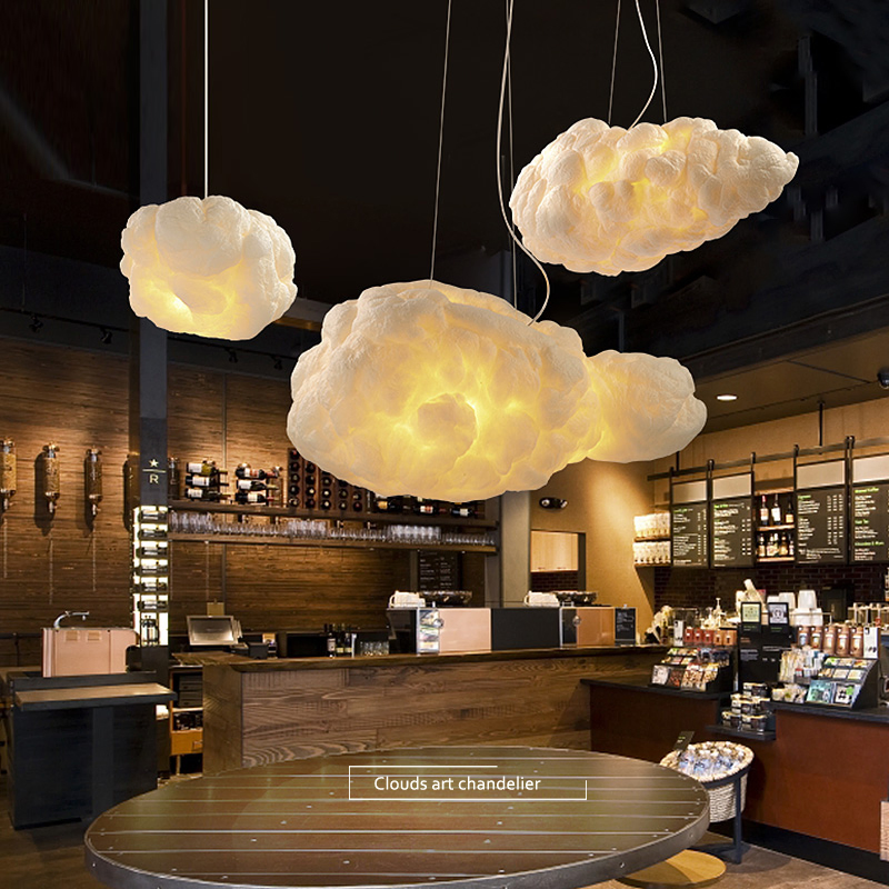 Cloud Lighting Chandelier Pendant Lamp Modern Projector Suspension Chandelier