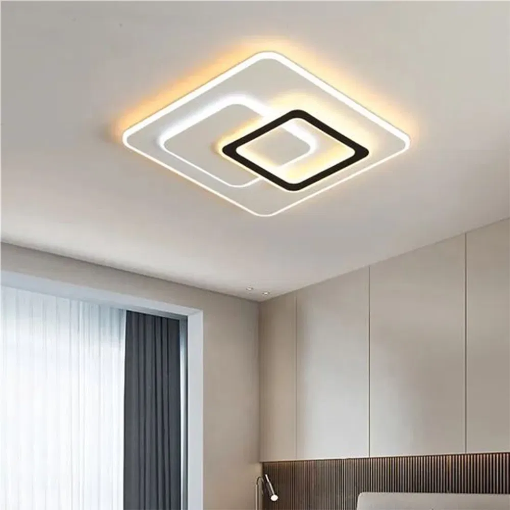 Nordic Simple Corridor Ceiling Lights Living Room Bedroom Dimmable LED Ceiling Light Round Square Rectangle Ceiling Lamp