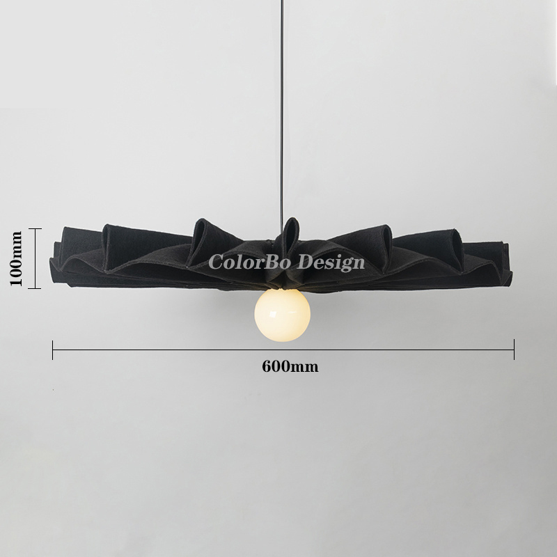 Modern Felt Ceiling Light Lamp Shade with Sound Absorbing Noise Reduction