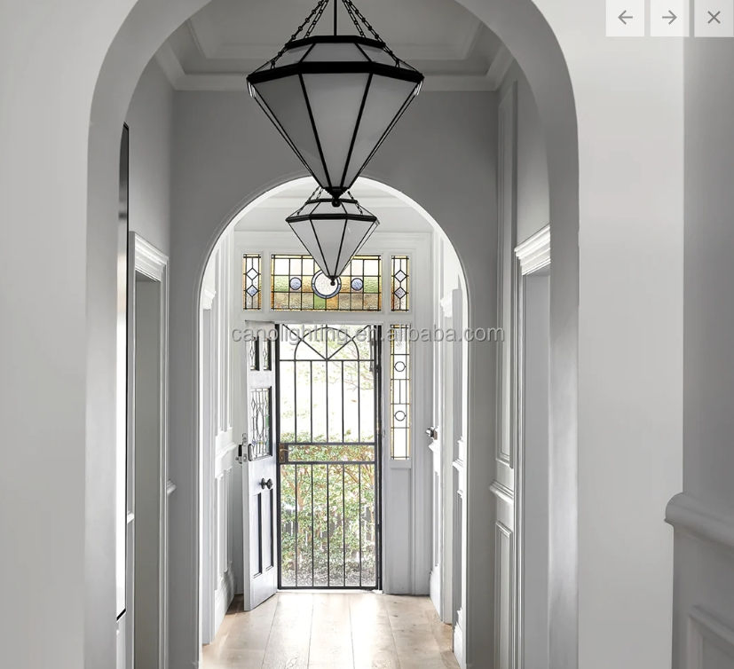 Modern Industrial Corridor Foyer Kitchen Island Church Interior Decoration Pendant Lamp