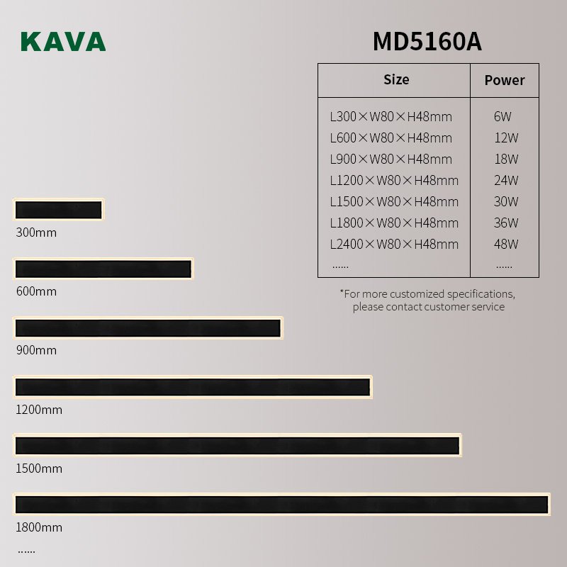 Modern Exterior Linear Strip IP65 Garden Sconce LED Wall Lamp