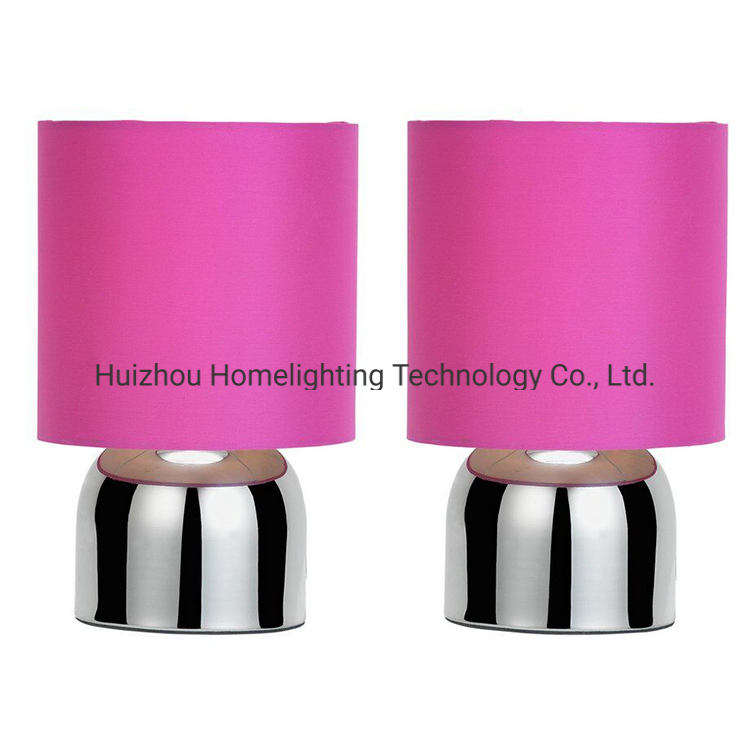 Jlt-52581 Chrome 4 Steps Touch Sensitive Dimming Night Stand Lamp