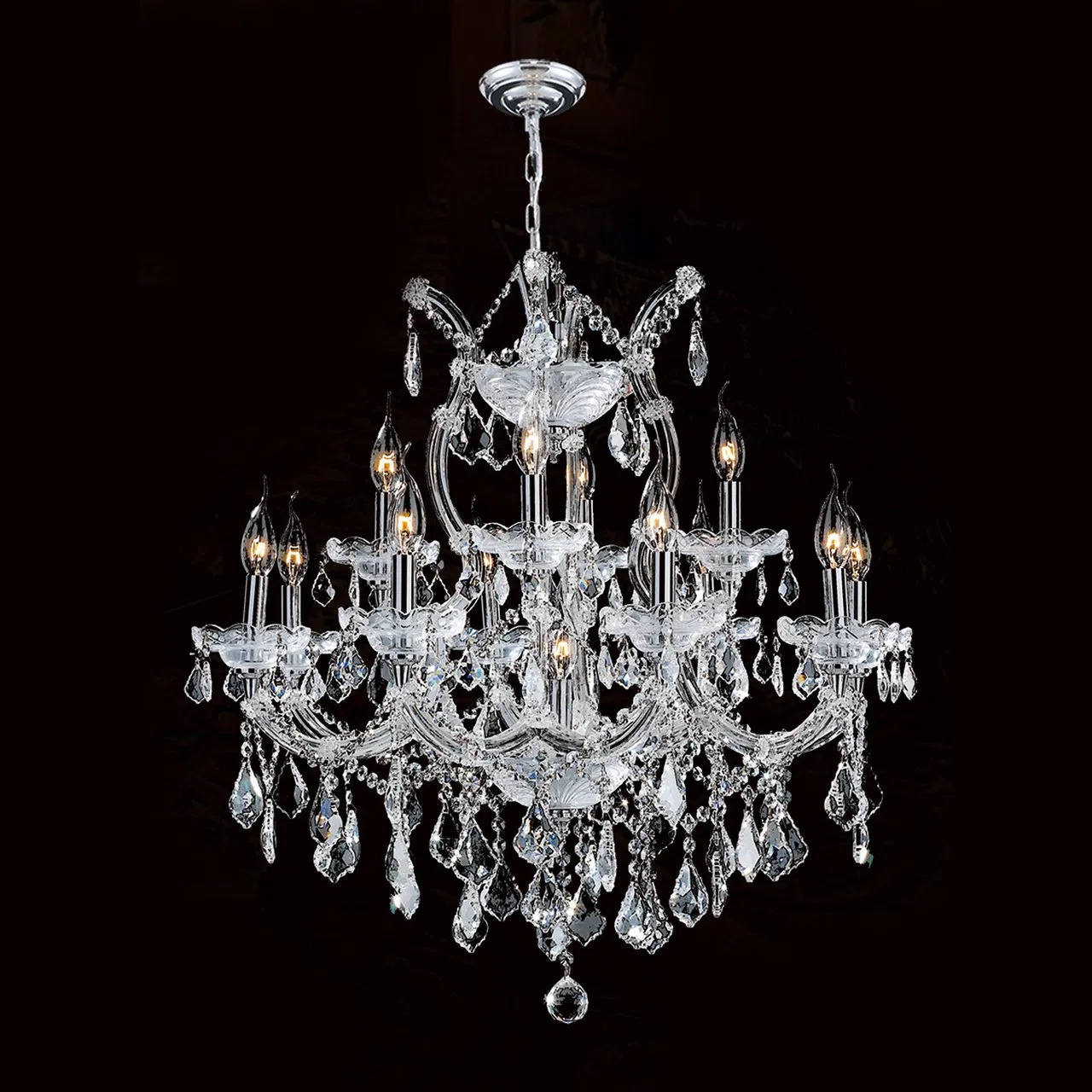 Outdoor Decorative Lights Waterproof Chandelier Maria Theresa Crystal Lighting IP67 Rainproof Pendant Lamp