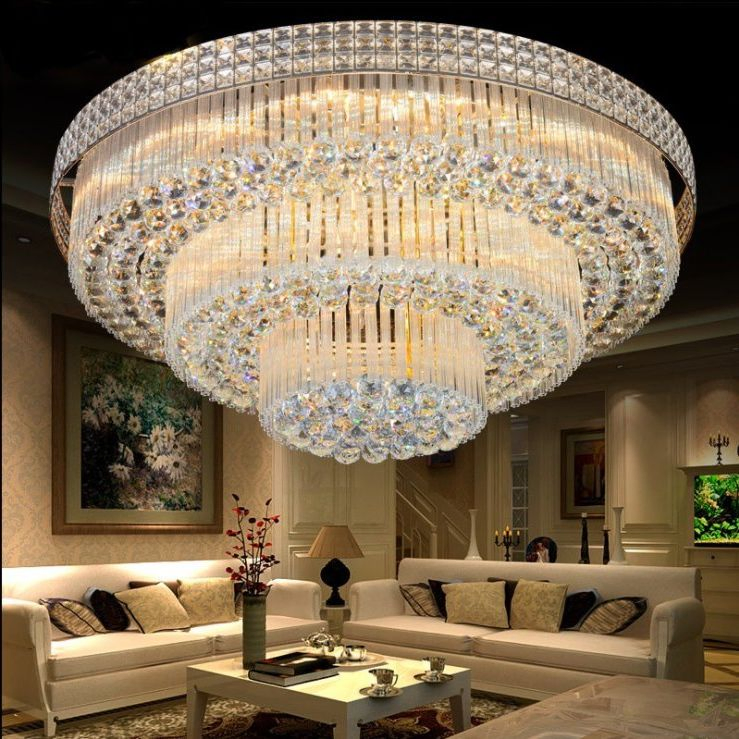 Oceanlighting Luxury Large Crystal Ceiling Lamp for Home Decoration