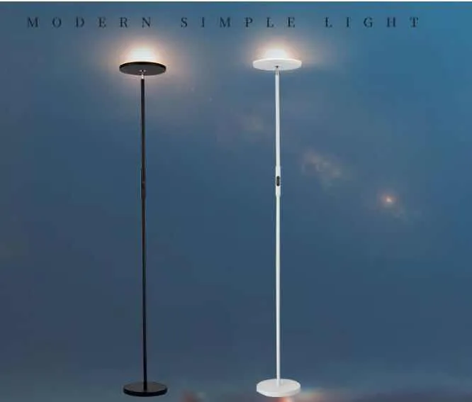 Torchiere Uplight Dimmable LED Modern RGB Floor Lamp