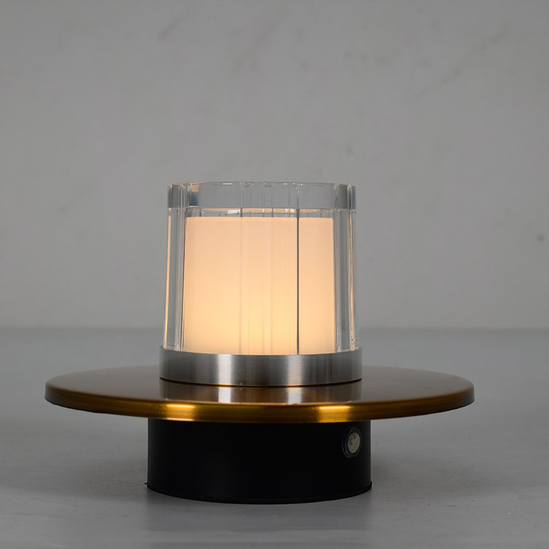 3-Color Portable Upscale Lighting Tabletops Touch Control Mood Lighting for KTV Premium LED Rechargeable Bar Table Lamp