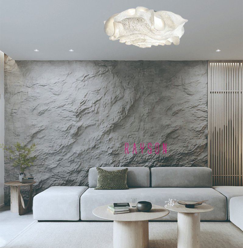 Sleek Stainless Steel Modern Cloud Ceiling Lamp for Stylish Interiors