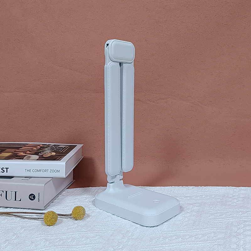 Rechargeable Dimmable Dual Head LED Desk Lamp Portable Night Light Foldable Touch Control Reading Study Table Lamp