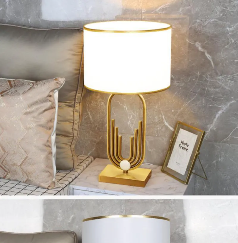 Modern Lantern Table Lamp View 1