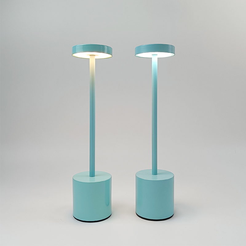 Modern Portable USB Cordless Rechargeable Table Lamp with Touch Control and Night Light