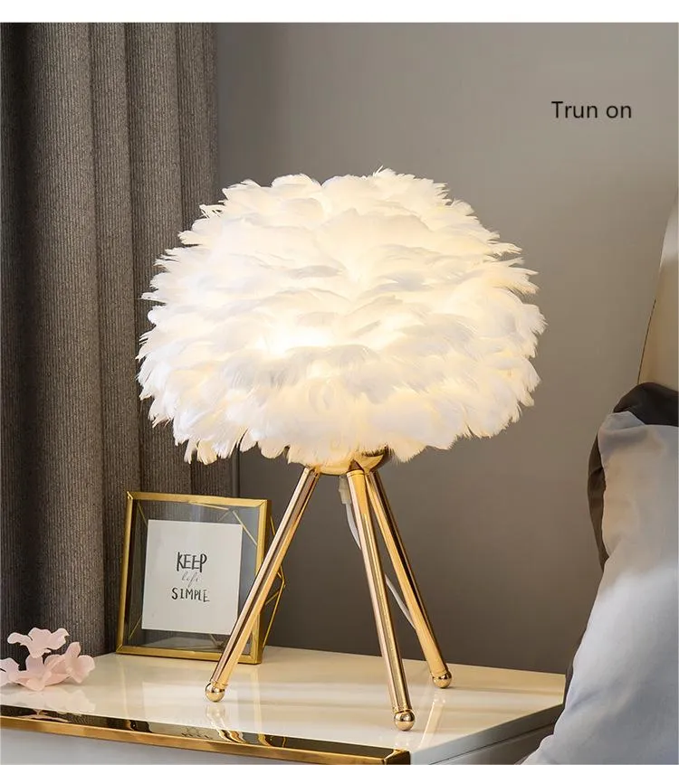 Feather Table Lamp 3