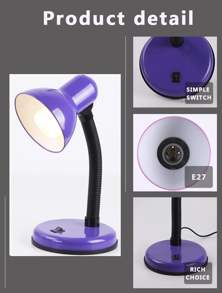Zoomable Design Brightness Adjustable Students Reading Study Eye Protection LED Table Lamp