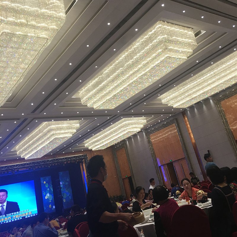 Luxury Light Fixture Modern Hotel Custom Ceiling Chandelier Lamp