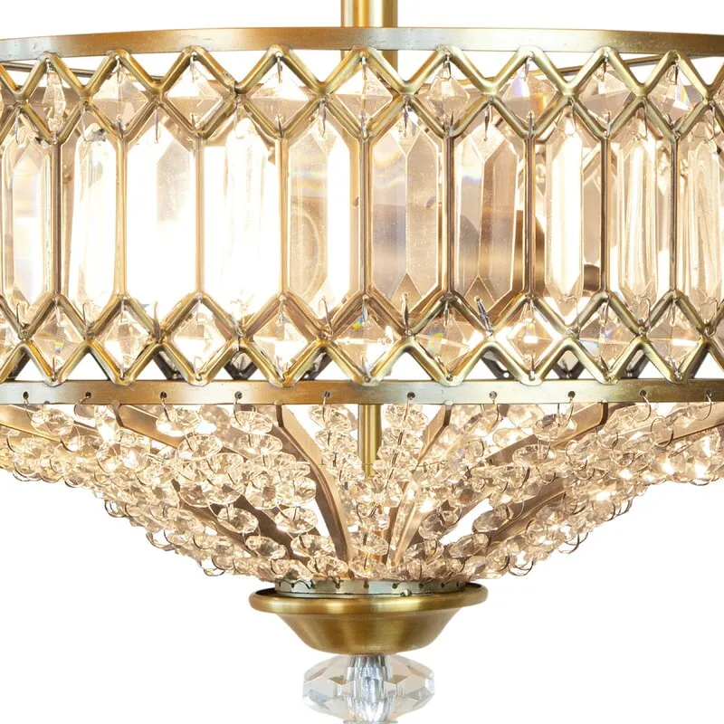 Crystal Ceiling Lamp View 2