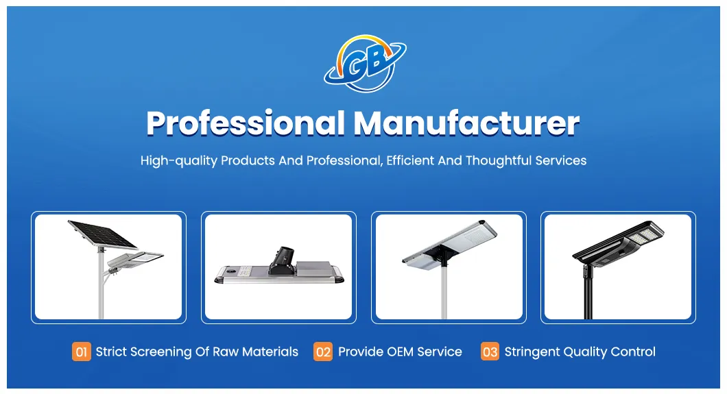 Split Solar Street Lamp Banner