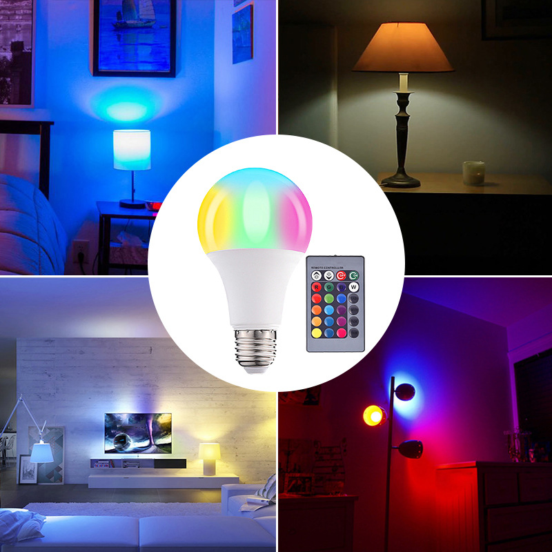LED Bulb Light Smart RGB Color Changing Ledbulb Lamp for Mood Lighting