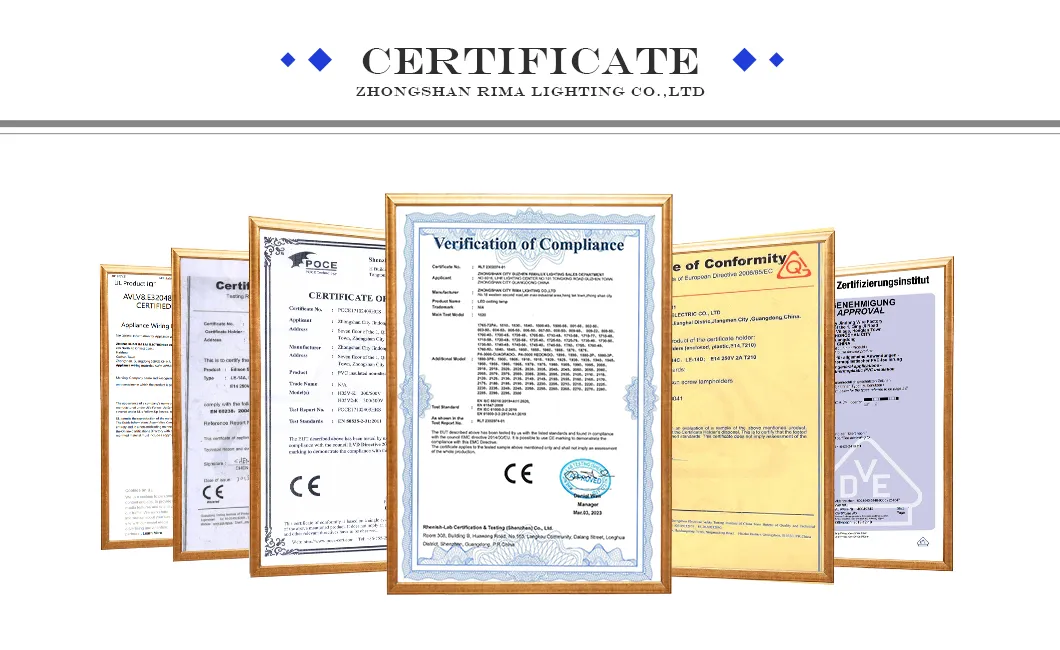 Product Certificates