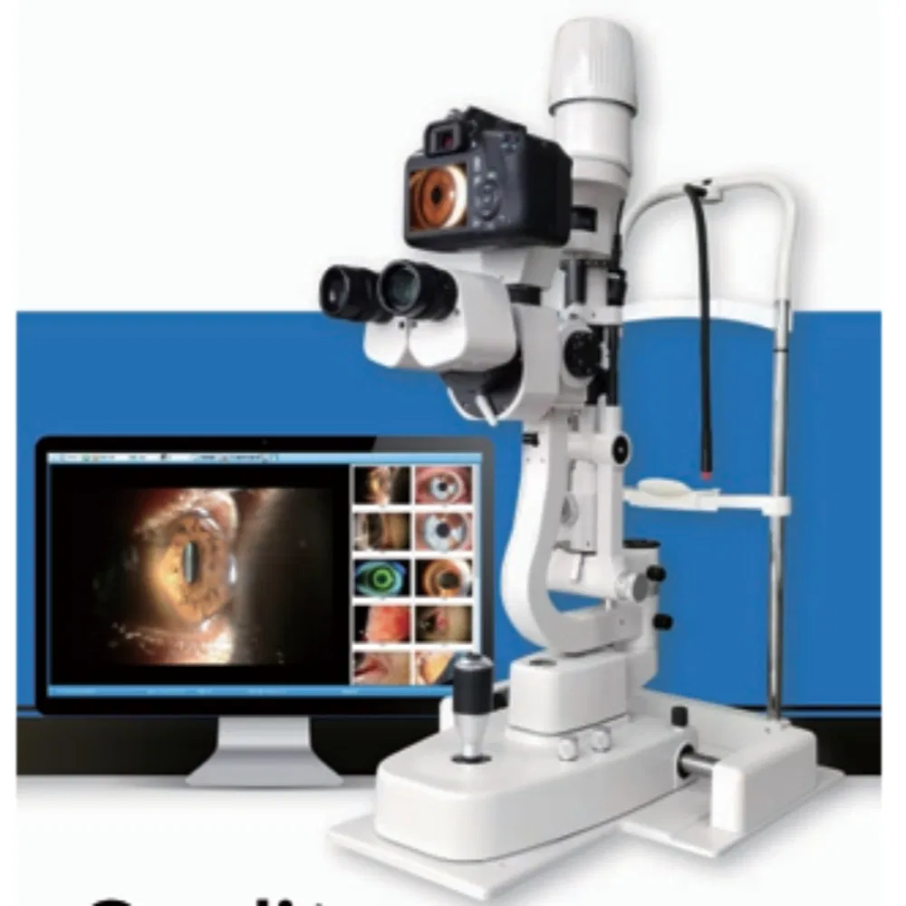 High-Quality Ophthalmological Precision Examination Equipment SL-520 Image System 5 Step Digital Slit Lamp with Camera