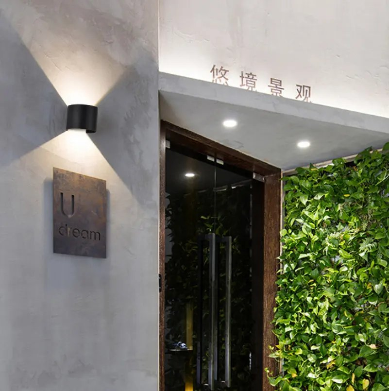 Modern LED Outdoor Wall Light Home Lighting up Down Energy Saving Lamp